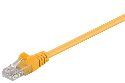 MICROCONNECT U/UTP CAT5e 0.25M Yellow PVC BULK (B-UTP50025Y)