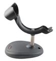 HONEYWELL Stand: gray, 8cm (3) height, rigid rod, large oval weighted base, Xenon cradle