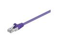 MICROCONNECT U/UTP CAT5e 1.5M Purple PVC