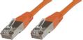 MICROCONNECT F/UTP CAT6 3m Orange PVC BULK