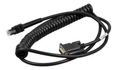 ZEBRA CABLE - RS232: DB9 FEMALE CONNECTOR, 9FT (2.8M) COILED, POWER PIN 9