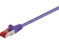 MICROCONNECT S/FTP CAT6 0.15m Purple LSZH