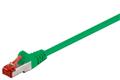 MICROCONNECT S/FTP CAT6 0.15m Green LSZH