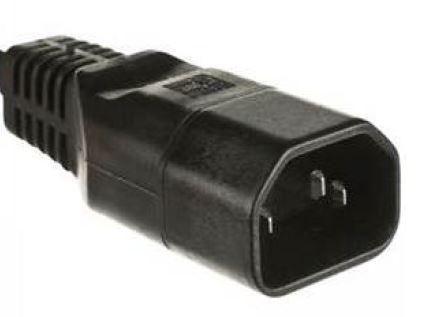MICROCONNECT IEC Power Adaptor C14 Plug (C14PLUG)