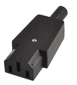 MICROCONNECT IEC Power Adaptor C13 Plug (C13PLUG)