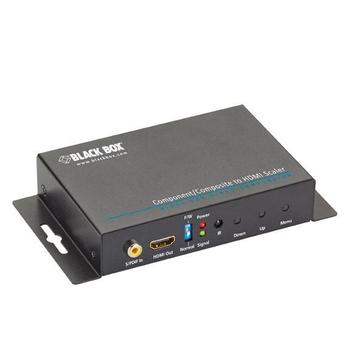 BLACK BOX Component/ Composite-To-HDMI scaler/ converter with audio (AVSC-VIDEO-HDMI)