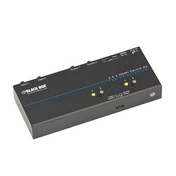 BLACK BOX 4K HDMI Matrix Switch 2 x 2 (VSW-HDMI2X2-4K)