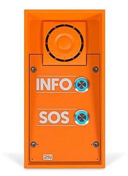 2N Helios IP Safety - 2 button (9152102W)