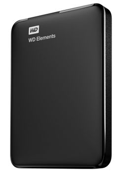 WESTERN DIGITAL HDD EXT Elements 2TB Black WorldWide (WDBU6Y0020BBK-WESN)