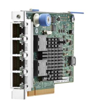 Hewlett Packard Enterprise HPE 366FLR - nettverksadapter - PCIe 2.1 x4 - Gigabit Ethernet x 4 (665240-B21)