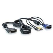 Hewlett Packard Enterprise 1 x 4 KVM-konsoll 6 fot USB-kabel