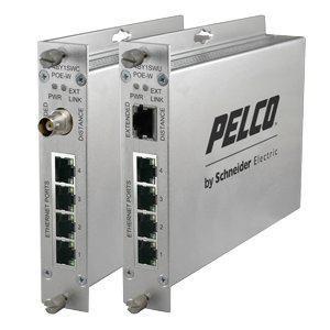 PELCO EC 4-Port SMS PoE Switch 30 (EC-4BY1SWCPOE-W)