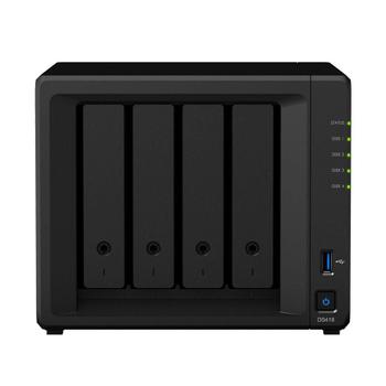 SYNOLOGY Disk Station DS418 - NAS server - 4 bays - RAID 0, 1, 5, 6, 10, JBOD - RAM 2 GB - Gigabit Ethernet - iSCSI support (DS418)