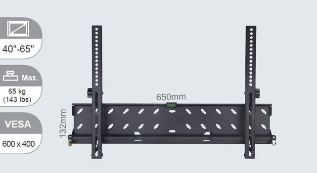 VIVOLINK Wall mount large tilt up to  (VLMW4065T)