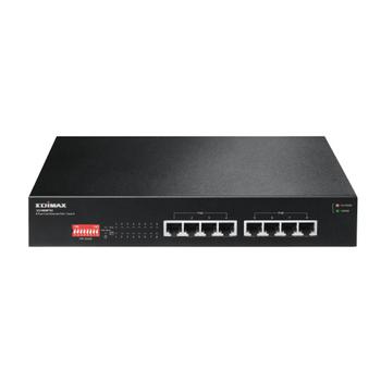 EDIMAX Netværk Switch Gigabit + PoE (GS-1008P V2)