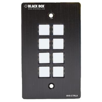 BLACK BOX WALLPLATE CONTROL PANEL -  (AVS-CTRL8)
