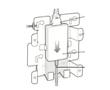 ZEBRA KIT:WALL MOUNT BRACKET, CC5000-10, MK3XXX