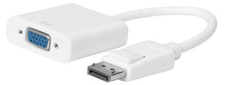 MICROCONNECT Displayport-VGA M-F, 15cm (DPVGA15CMW)