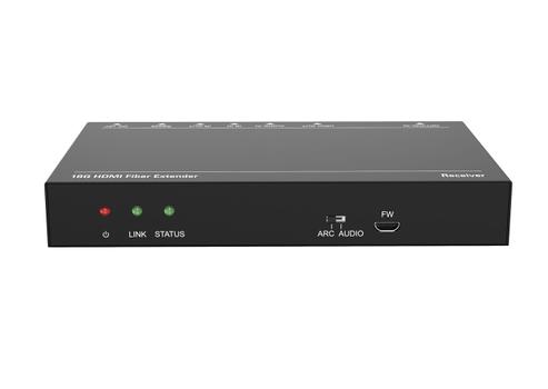 VIVOLINK Transmitter+Receiver - Video/ audio/ infrarød/ seriel forlænger - HDMI - fiberoptik - op til 300 m (VLHDMIEXTFIB)