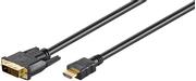 MicroConnect HDMI - DVI-D Cable 1m