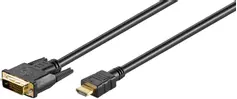 MicroConnect HDMI - DVI-D Cable 1m