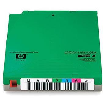 HP LTO4 Ultrium 1,6 TB WORM, 20-pakning av kassetter m/egen etikett (C7974WL)