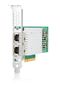 Hewlett Packard Enterprise HPE 521T - Netwerkadapter - PCIe 3.0 x8 - 10Gb Ethernet x 2 - voor Apollo 4200 Gen10, ProLiant DL360 Gen10
