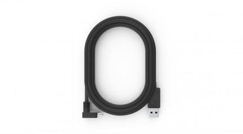HUDDLY y - USB cable - USB Type A (M) straight to 24 pin USB-C (M) angled - USB 3.0 - 2 m - for IQ (7.090.043.790.276)