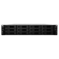 SYNOLOGY RackStation RS3618XS - NAS server - 12 bays - rack-mountable - SATA 6Gb/s - RAID 0, 1, 5, 6, 10, JBOD, RAID F1 - RAM 8 GB - Gigabit Ethernet - iSCSI support - 2U