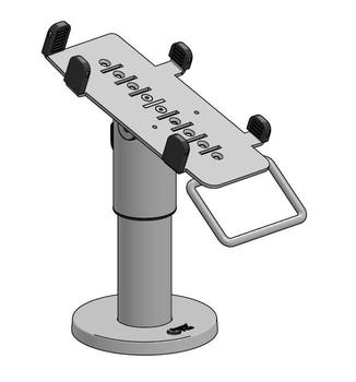 ERGONOMIC SOLUTIONS VeriFone Vx820 DuraTiltÉ SP1, 120mm (with handle)  -  WHITE (VER171-D-32)