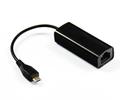 MICROCONNECT USB MICRO to Ethernet, Black