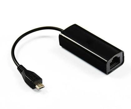 MICROCONNECT USB MICRO to Ethernet, Black (USBMICROETHBB $DEL)