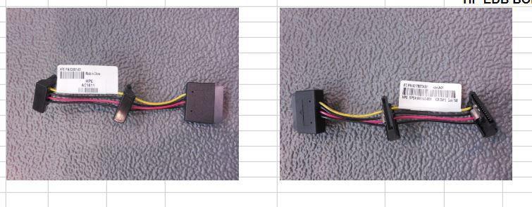 Hewlett Packard Enterprise 90mm power extension cable  (849148-001)