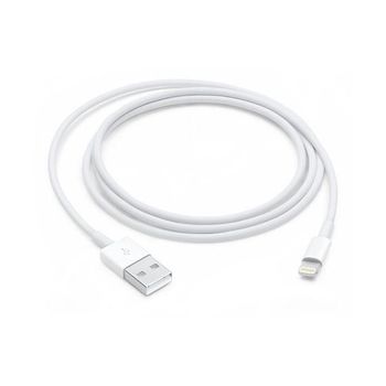 APPLE Lightning til USB Kabel 1 m For lading og synkronisering av iPhone/ iPod/ iPad til Mac/ Windows PC (MQUE2ZM/A)