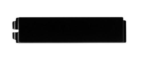 2N IP VERSO - BLIND BUTTON COVER COLOR: BLACK PANL (9155051B)