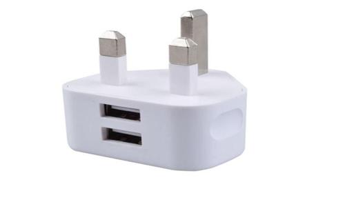 MICROCONNECT Dual USB charger 2.1 A UK (PETRAVEL36)