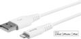 eSTUFF Lightning Cable MFI 0,15m Whit
