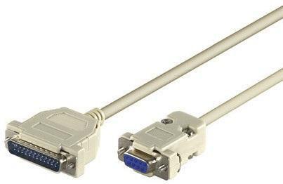 MICROCONNECT Serial Cable DB9-DB25 1,8m TT (IBM029-2)