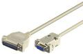 MICROCONNECT Serial Cable DB9-DB25 1,8m TT