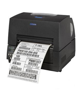 CITIZEN CL-S6621XL Label Printer with 8 inch holder Grey (UK  EN) (1000859)