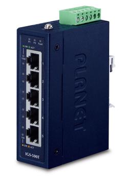 PLANET IP30 Compact size 5-Port (IGS-500T)