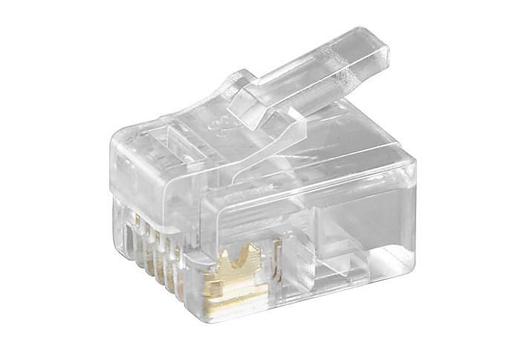 MICROCONNECT Modular Plug RJ12 6P6C, 10pcs (KON502-10R)