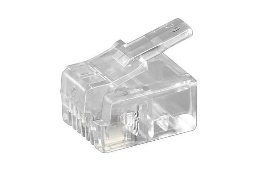 MICROCONNECT Modular Plug RJ11 6P4C, 10pcs (KON501-10R)