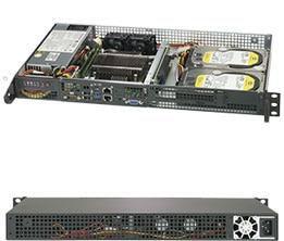 SUPERMICRO 1U BARE XEON E-2200 2X3.5 2XGBE 200W GOLD 1XPCI-E M.2 VGA IPMI IN (SYS-5019C-FL)