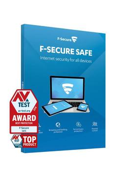 F-SECURE SAFE 1 year 3 device FULL ESD Windows, Mac & Android 4.0 or later, iOS 6 or later, Windows Phone 8 (FCFXBR1N003E1)