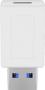 MICROCONNECT USB3.0 A - USB-C M-F, White
