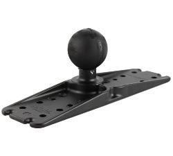 RAM MOUNT RAM BASE 11" X 3" W/ 2 1/4" BALL UNPKD. (RAM-D-111BU)