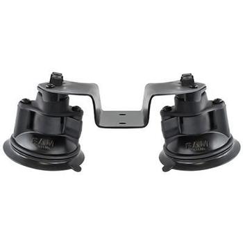 RAM MOUNT UNPKD RAM DOUBLE SUCTION (RAM-189B-PIV1U)