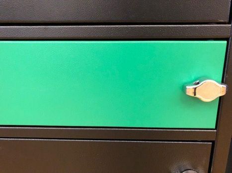 LEBA NoteLocker door, green, 1pcs (NO2-NL-D1-GREEN)
