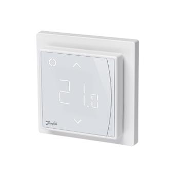 DANFOSS ECtemp Smart Polar White RAL 9016 Wi-Fi connectable Stand alone Intelligent adaptive timer Room&Floor thermostat (088L1140)